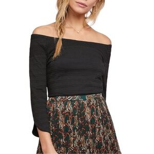 Anthropologie Meadow Rue Sylvie Off-The-Shoulder Top
